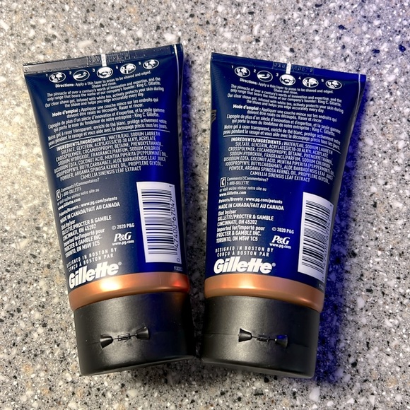 ❗️FINAL❗️ King C Gillette Transparent Shave Gel Lot of 2 🔴🔴 - Picture 2 of 3